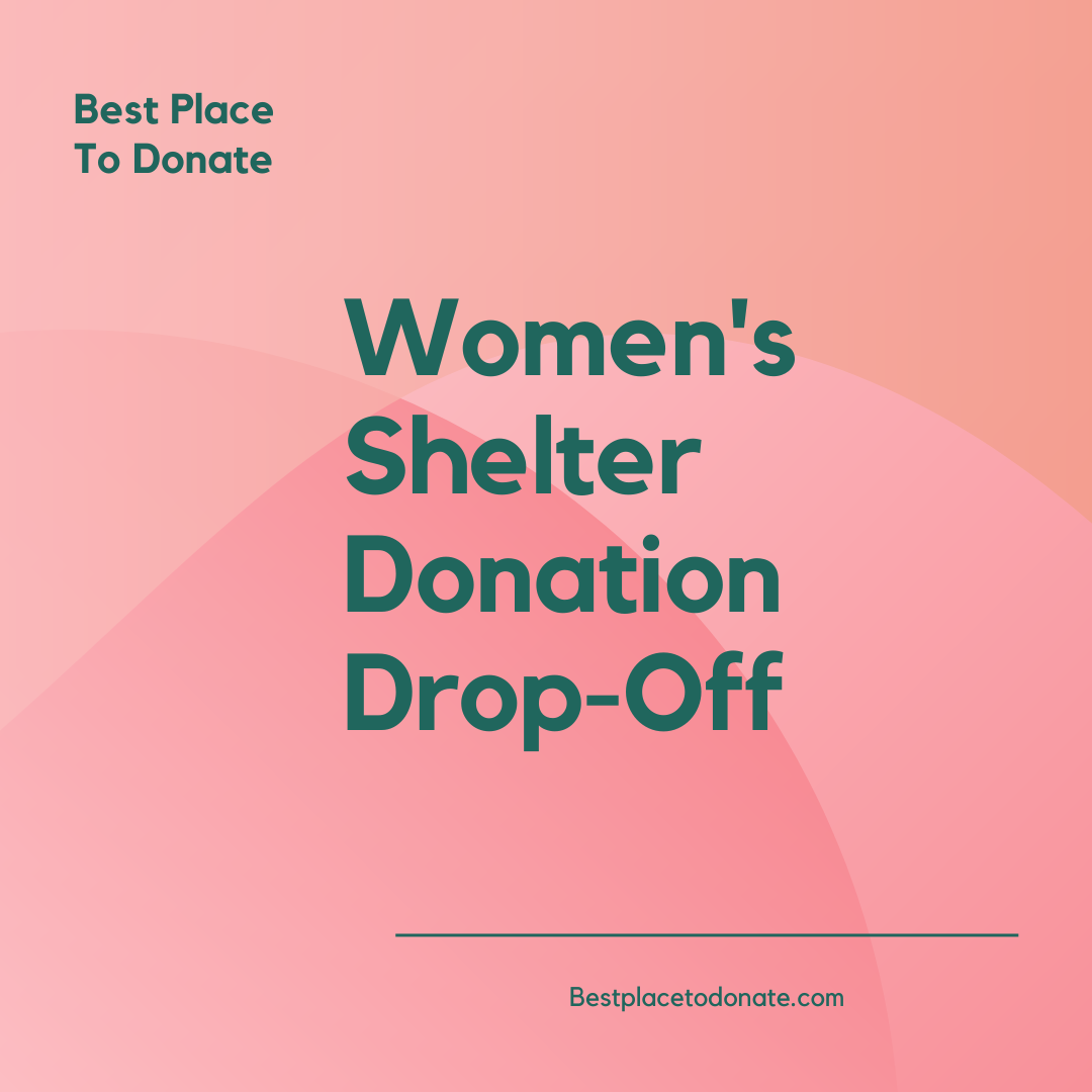 Women's Shelter Donation Drop-Off