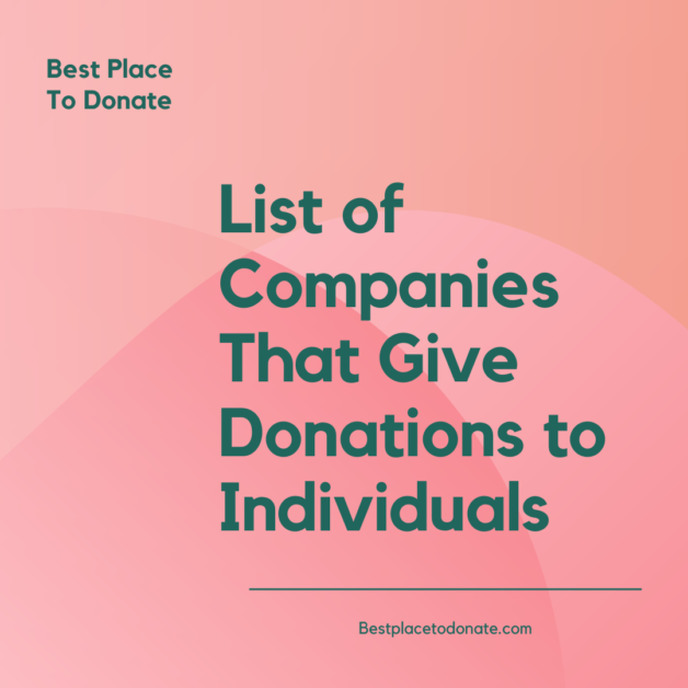 List of Companies That Give Donations to Individuals