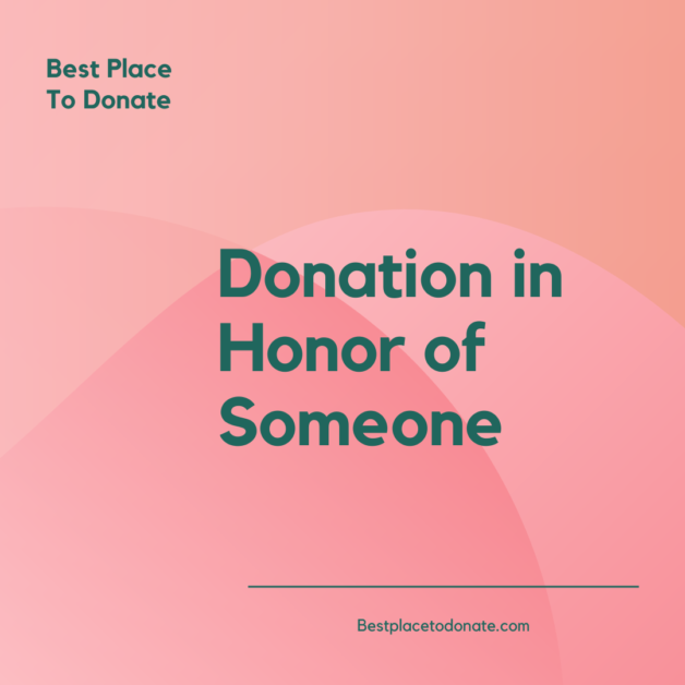 Donation in Honor of Someone