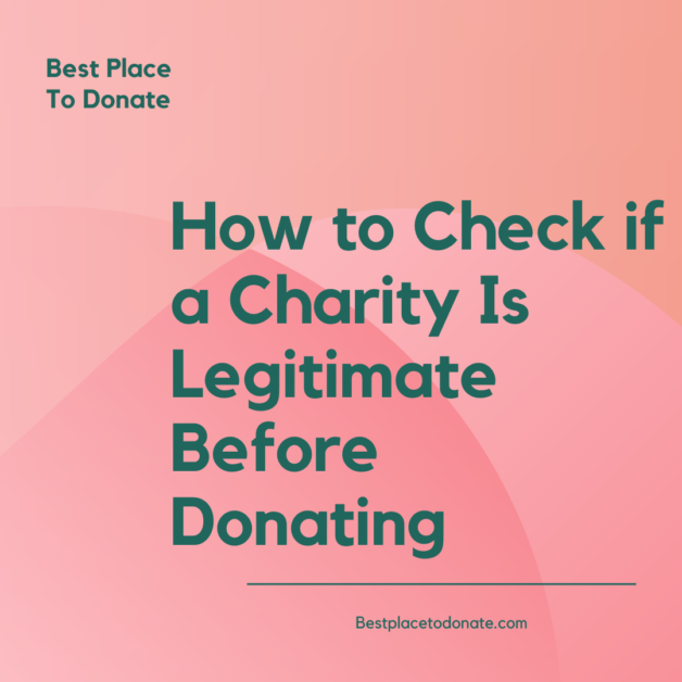 how to check if a charity is legitimate