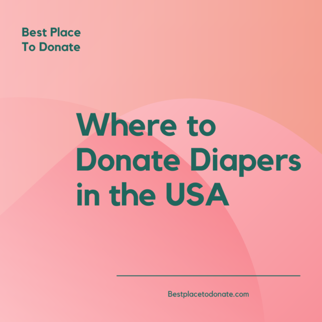 Where to Donate Diapers in the USA